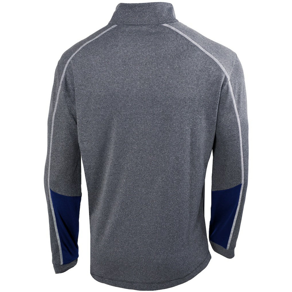 Indiana Pacers Omni-Wick Shotgun 2.0 Quarter-Zip Pullover Top Heathered Gray/Navy | Columbia Lifestyle