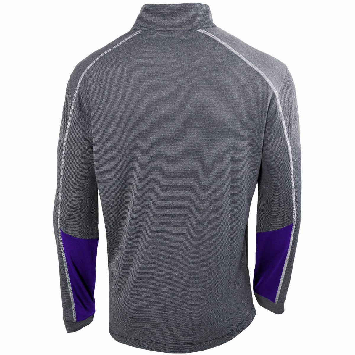 Los Angeles Lakers Omni-Wick Shotgun 2.0 Quarter-Zip Pullover Top Heathered Gray/Purple | Columbia for sale