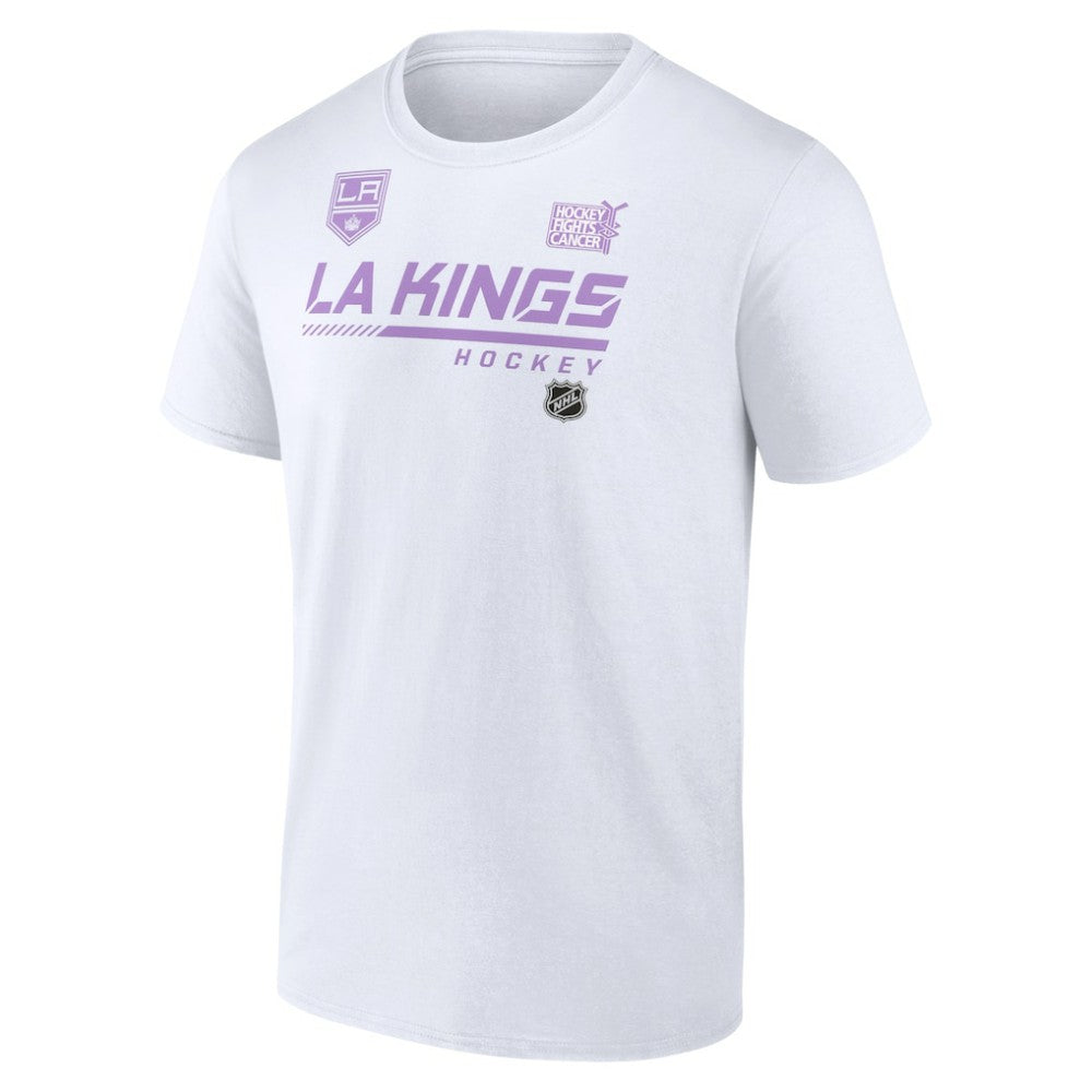 Los Angeles Kings NHL Hockey Fights Cancer T-Shirt - White - NHL 4751719