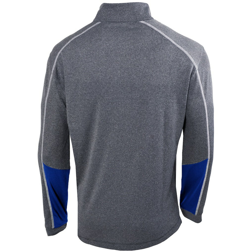 Oklahoma City Thunder Omni-Wick Shotgun 2.0 Quarter-Zip Pullover Top Heathered Gray/Blue | Columbia Lifestyle