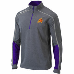 Phoenix Suns Omni-Wick Shotgun 2.0 Quarter-Zip Pullover Top Heathered Gray/Purple | Columbia US