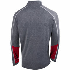 Washington Wizards Omni-Wick Shotgun 2.0 Quarter-Zip Pullover Top Heathered Gray/Red | Columbia Lifestyle