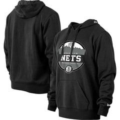 Brooklyn Nets Localized Pullover Hoodie Black | New Era Near Me