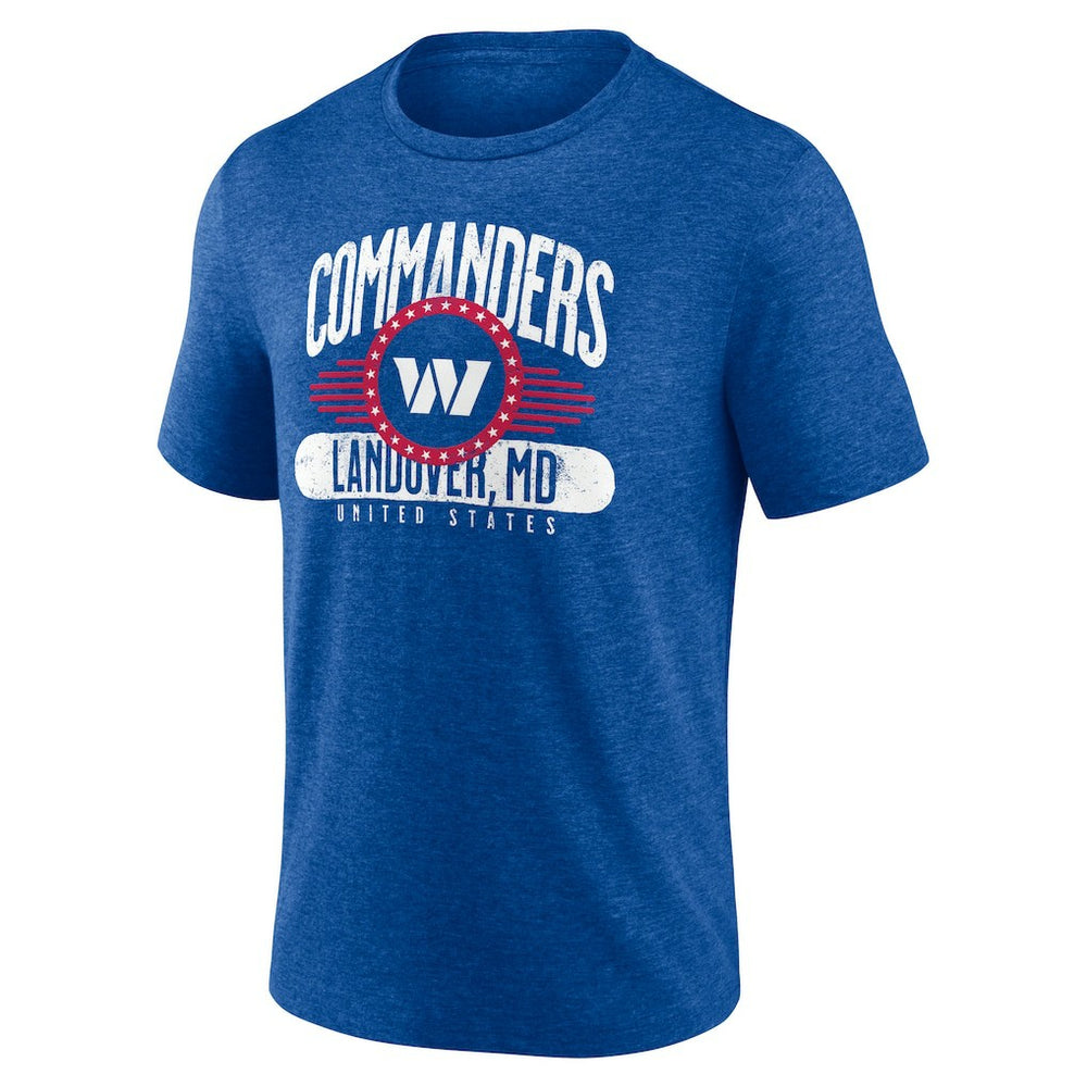 Washington Commanders Badge of Honor Tri-Blend T-Shirt Royal