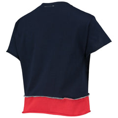 Boston Red Sox Refried Apparel Women's Cropped T-Shirt - Navy - MLB Online