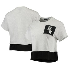 Chicago White Sox Refried Apparel Women's Cropped T-Shirt - Heathered Gray - MLB Online