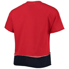 St. Louis Cardinals Refried Apparel Women's Cropped T-Shirt - Red - MLB Lifestyle