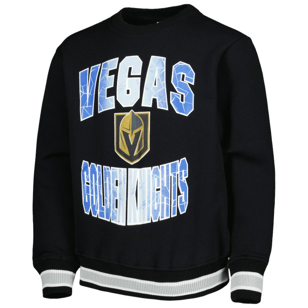 Vegas Golden Knights Youth Classic Blueliner Pullover Sweatshirt - Black - NHL 4753049