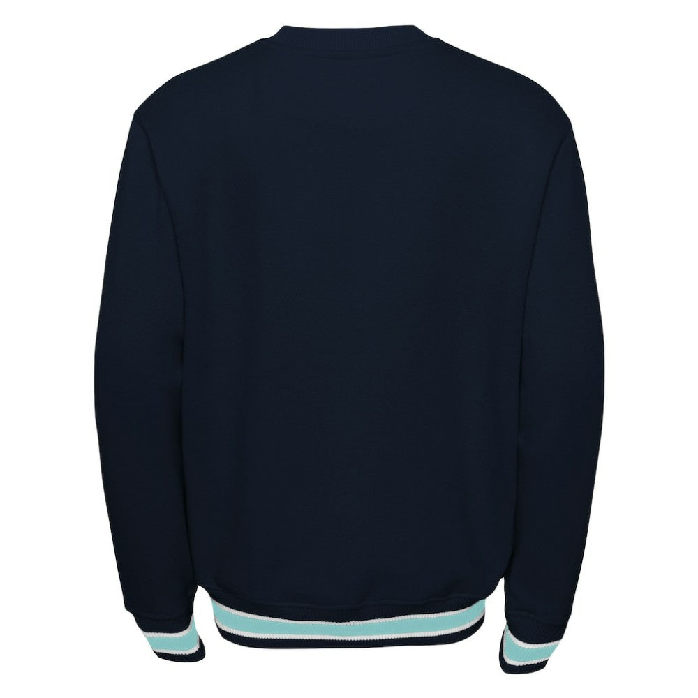 Seattle Kraken Youth Classic Blueliner Pullover Sweatshirt - Deep Sea Blue - NHL 4753059