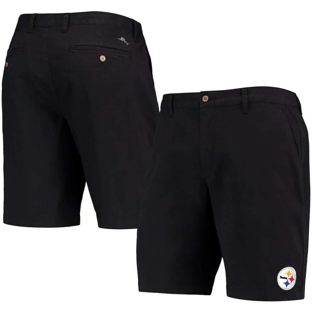 Pittsburgh Steelers Boracay Tri-Blend Shorts Black