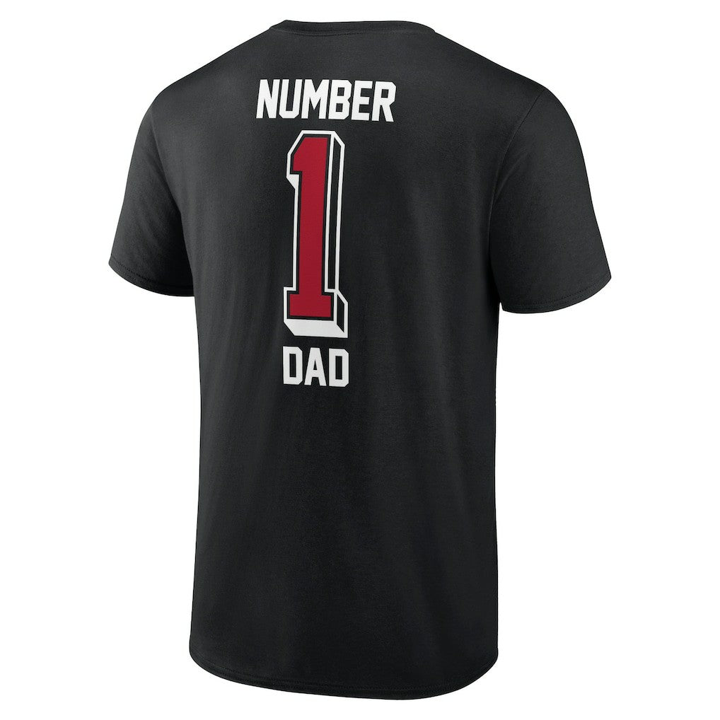 Atlanta Falcons Number One Dad T-Shirt Black