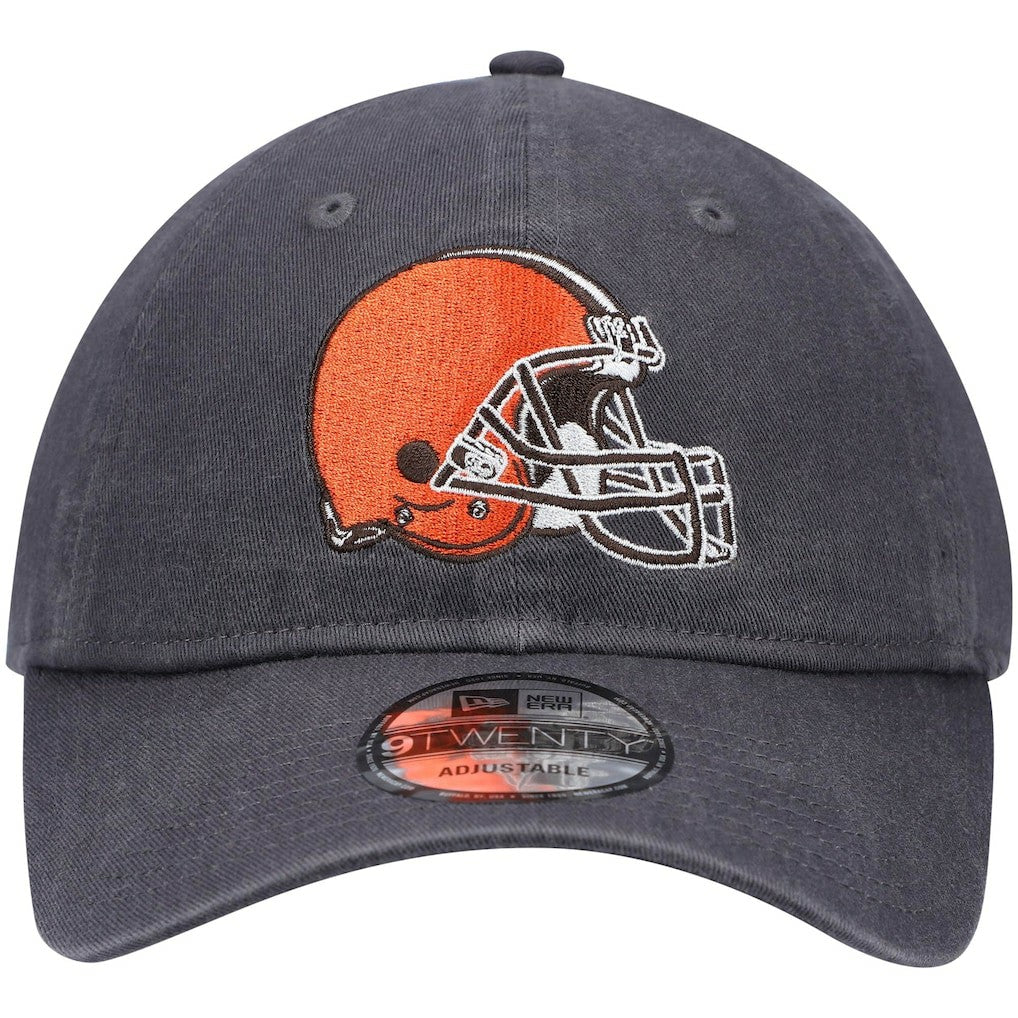 Cleveland Browns New Era Icon Core Classic 2.0 9TWENTY Adjustable Hat Graphite