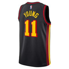 Trae Young Atlanta Hawks Jordan Brand Unisex Swingman Jersey Statement Edition Black