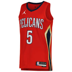 Herbert Jones New Orleans Pelicans Jordan Brand Unisex Swingman Jersey Statement Edition Red