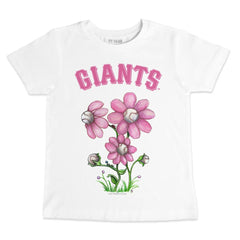 San Francisco Giants Tiny Turnip Youth Blooming Baseballs T-Shirt - White - MLB Sale