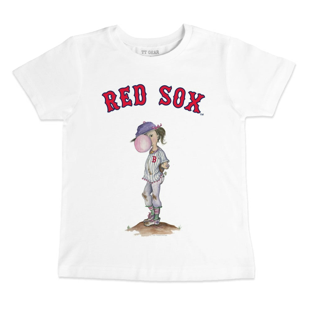 Boston Red Sox Tiny Turnip Youth Bubbles T-Shirt - White - MLB Discount