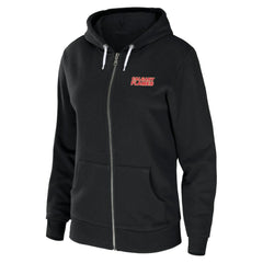 Calgary Flames WEAR by Erin Andrews Women's Sponge Fleece Full-Zip Hoodie - Black - NHL 4762597