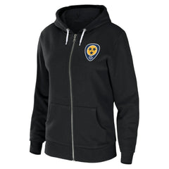 Nashville Predators WEAR by Erin Andrews Women's Sponge Fleece Full-Zip Hoodie - Black - NHL 4762604