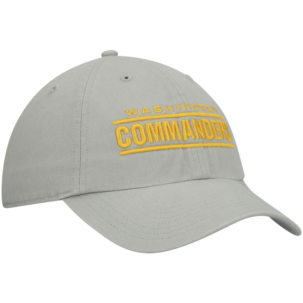 47 brand Washington Commanders '47 Script Clean Up Adjustable Hat Gray