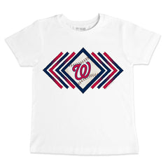 Washington Nationals Tiny Turnip Youth Prism Arrows T-Shirt - White - MLB Online