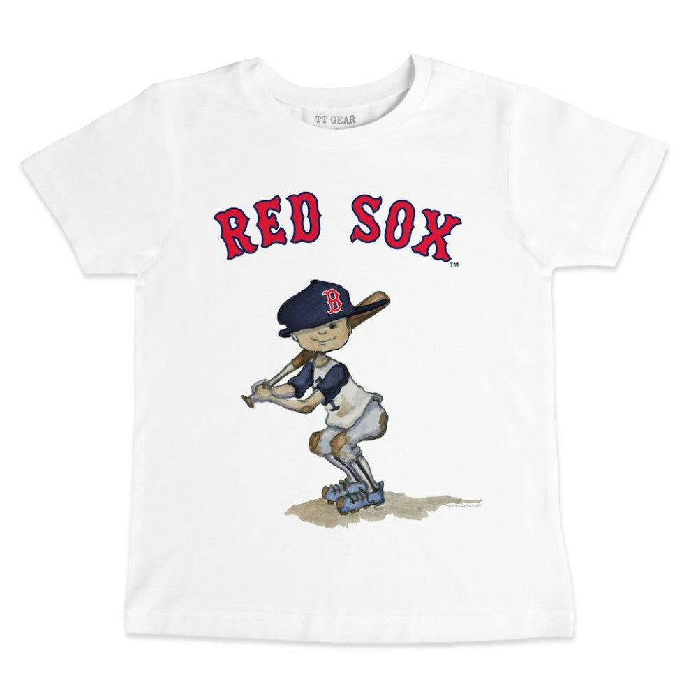 Boston Red Sox Tiny Turnip Youth Team Slugger T-Shirt - White - MLB on Sale