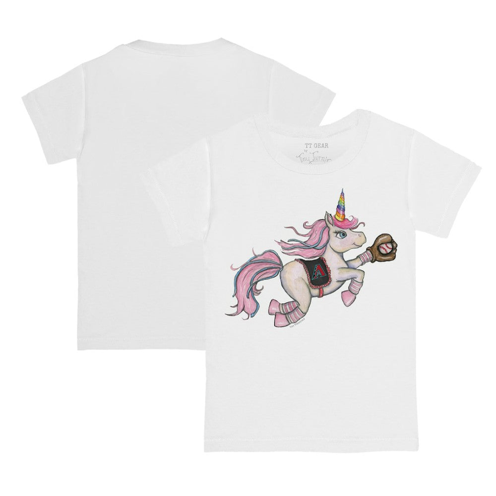 Arizona Diamondbacks Tiny Turnip Youth Unicorn T-Shirt - White - MLB Online