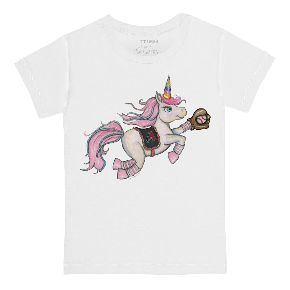 Arizona Diamondbacks Tiny Turnip Youth Unicorn T-Shirt - White - MLB Online