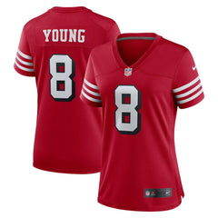 Nike Steve Young San Francisco 49ers Women's Alternate Game Jersey Scarlet