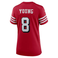Nike Steve Young San Francisco 49ers Women's Alternate Game Jersey Scarlet