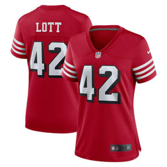 Nike Ronnie Lott San Francisco 49ers Women's Alternate Game Jersey Scarlet