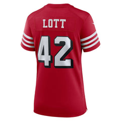 Nike Ronnie Lott San Francisco 49ers Women's Alternate Game Jersey Scarlet
