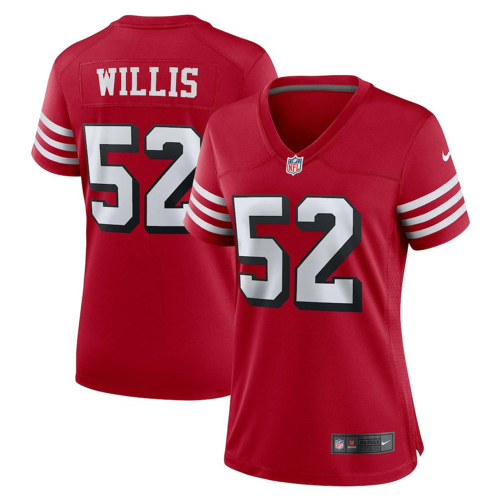 Nike Patrick Willis San Francisco 49ers Women's Alternate Game Jersey Scarlet
