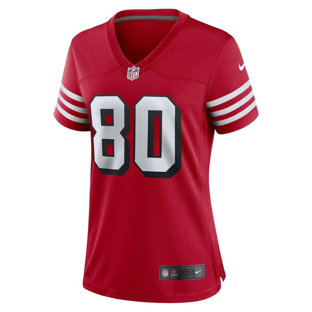 Nike Jerry Rice San Francisco 49ers Women's Alternate Game Jersey Scarlet