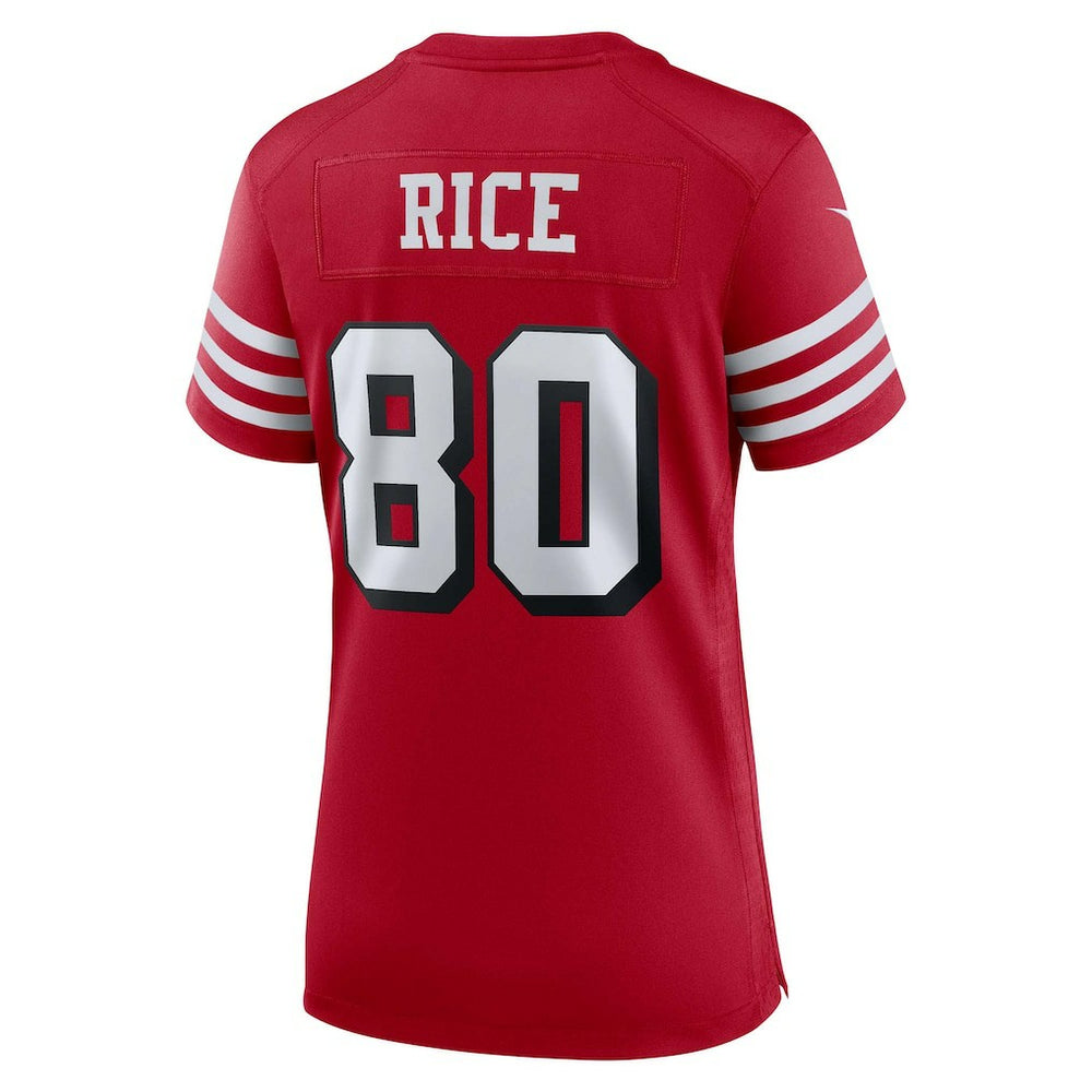 Nike Jerry Rice San Francisco 49ers Women's Alternate Game Jersey Scarlet