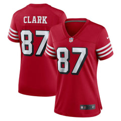 Nike Dwight Clark San Francisco 49ers Women's Alternate Game Jersey Scarlet