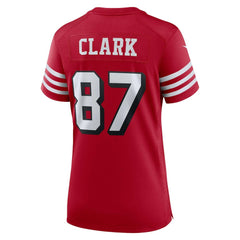 Nike Dwight Clark San Francisco 49ers Women's Alternate Game Jersey Scarlet