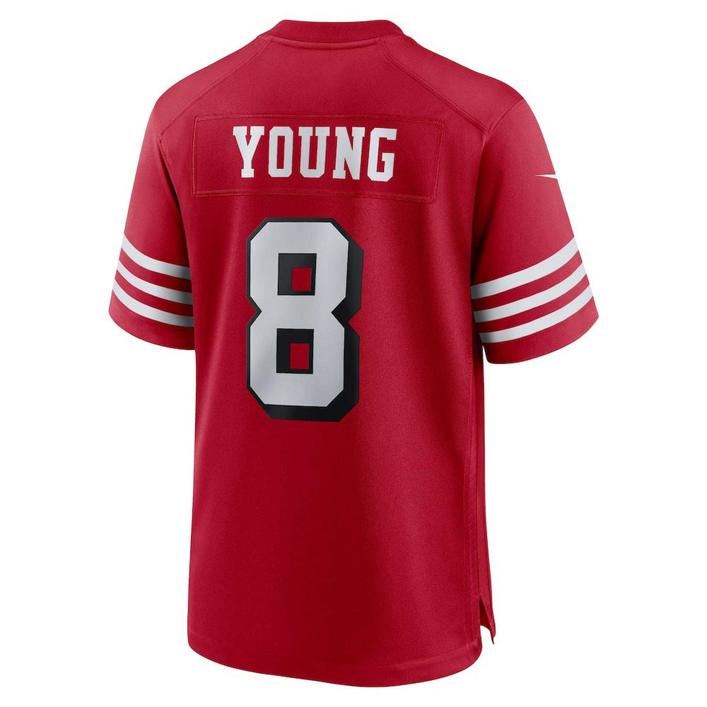 Nike Steve Young San Francisco 49ers Retired Player Alternate Game Jersey Scarlet