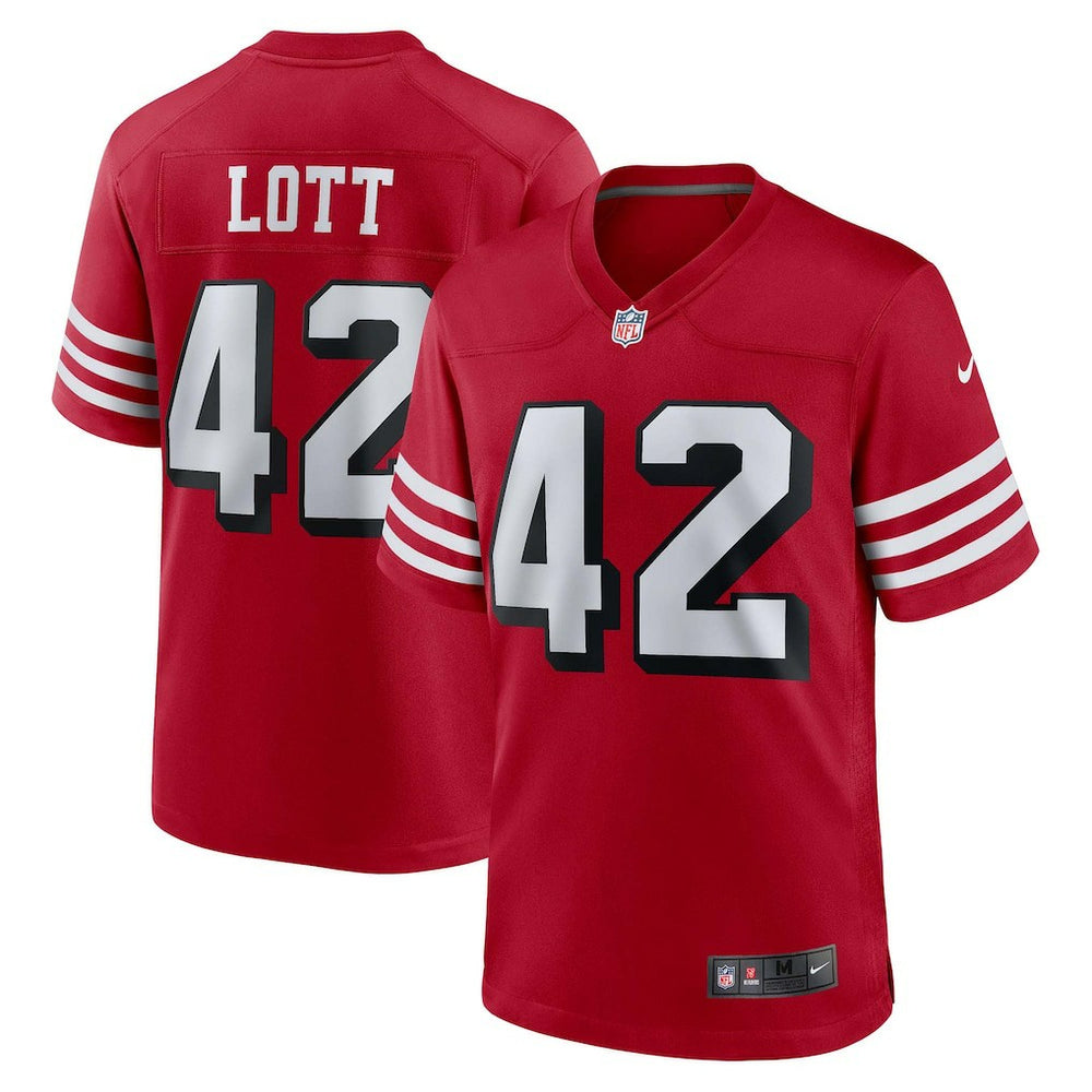 Nike Ronnie Lott San Francisco 49ers Retired Player Alternate Game Jersey Scarlet