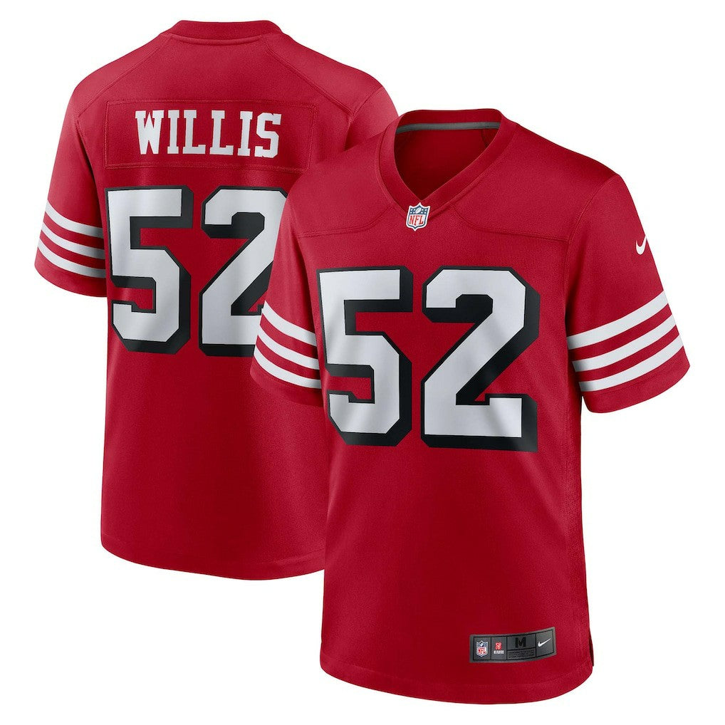 Nike Patrick Willis San Francisco 49ers Retired Player Alternate Game Jersey Scarlet