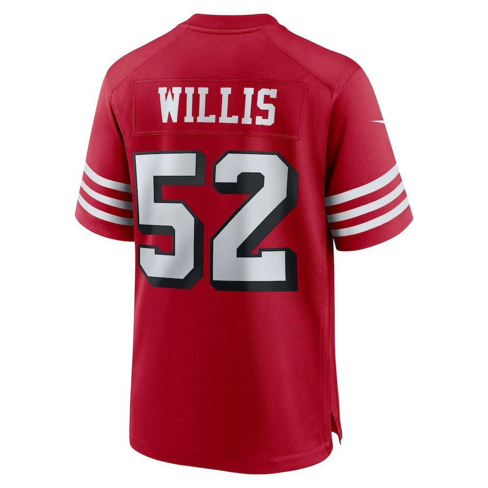 Nike Patrick Willis San Francisco 49ers Retired Player Alternate Game Jersey Scarlet
