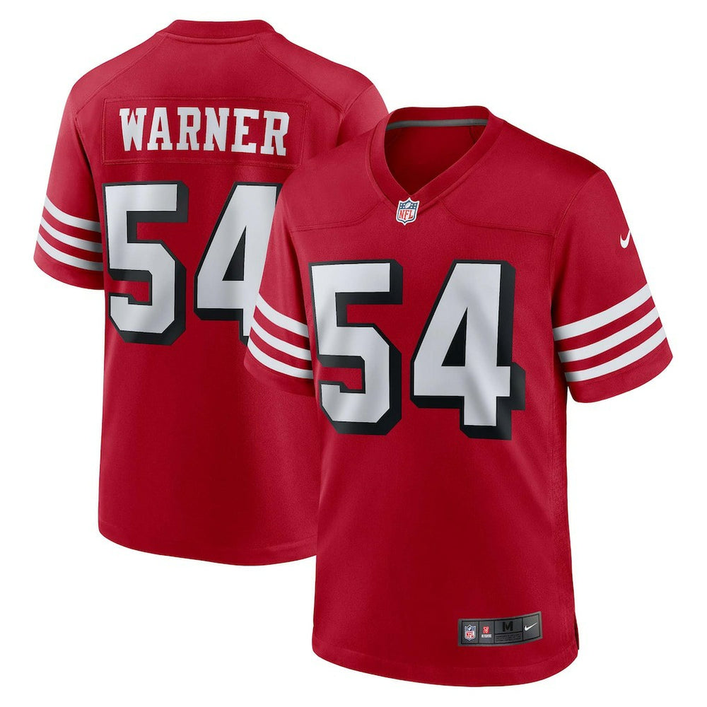 Nike Fred Warner San Francisco 49ers Alternate Game Jersey Scarlet