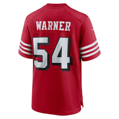 Nike Fred Warner San Francisco 49ers Alternate Game Jersey Scarlet