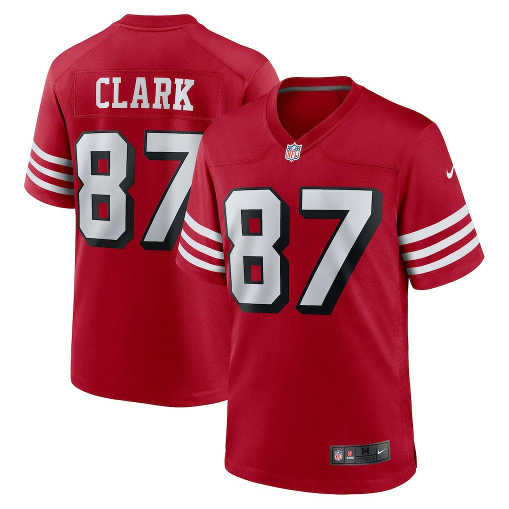 Nike Dwight Clark San Francisco 49ers Retired Player Alternate Game Jersey Scarlet