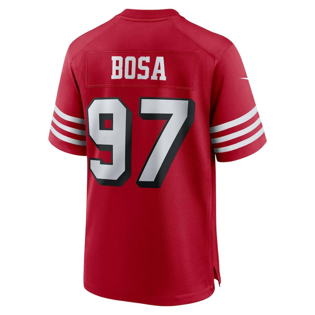 Nike Nick Bosa San Francisco 49ers Alternate Game Jersey Scarlet