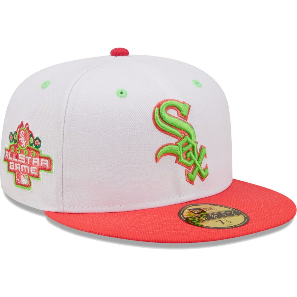 Chicago White Sox New Era 2003 MLB All-Star Game Strawberry Lolli 59FIFTY Fitted Hat - White/Coral - New Era on Sale