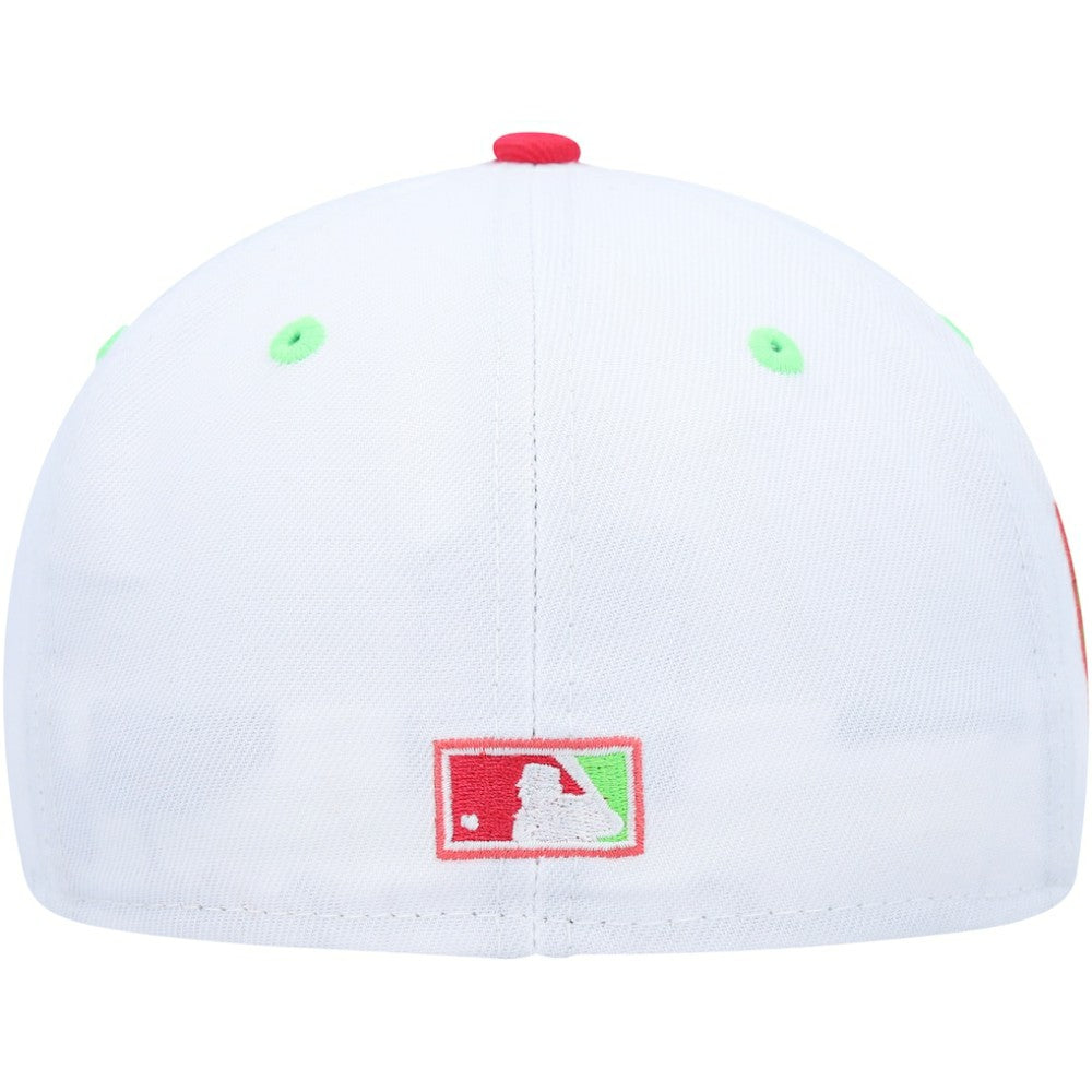 Athletics New Era 40th Anniversary Strawberry Lolli 59FIFTY Fitted Hat - White/Coral - New Era Discount