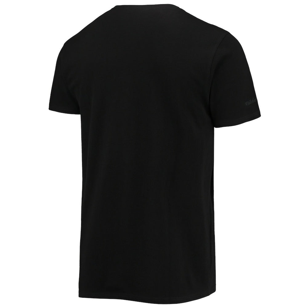 Philadelphia 76ers Big & Tall Hardwood Classics Big Face 4.0 T-Shirt Black | Mitchell & Ness Lifestyle