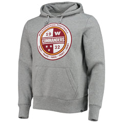 47 brand Washington Commanders '47 Imprint Headline Pullover Hoodie Gray