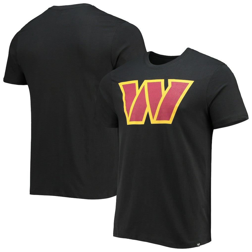 47 brand Washington Commanders '47 Imprint Super Rival T-Shirt Black