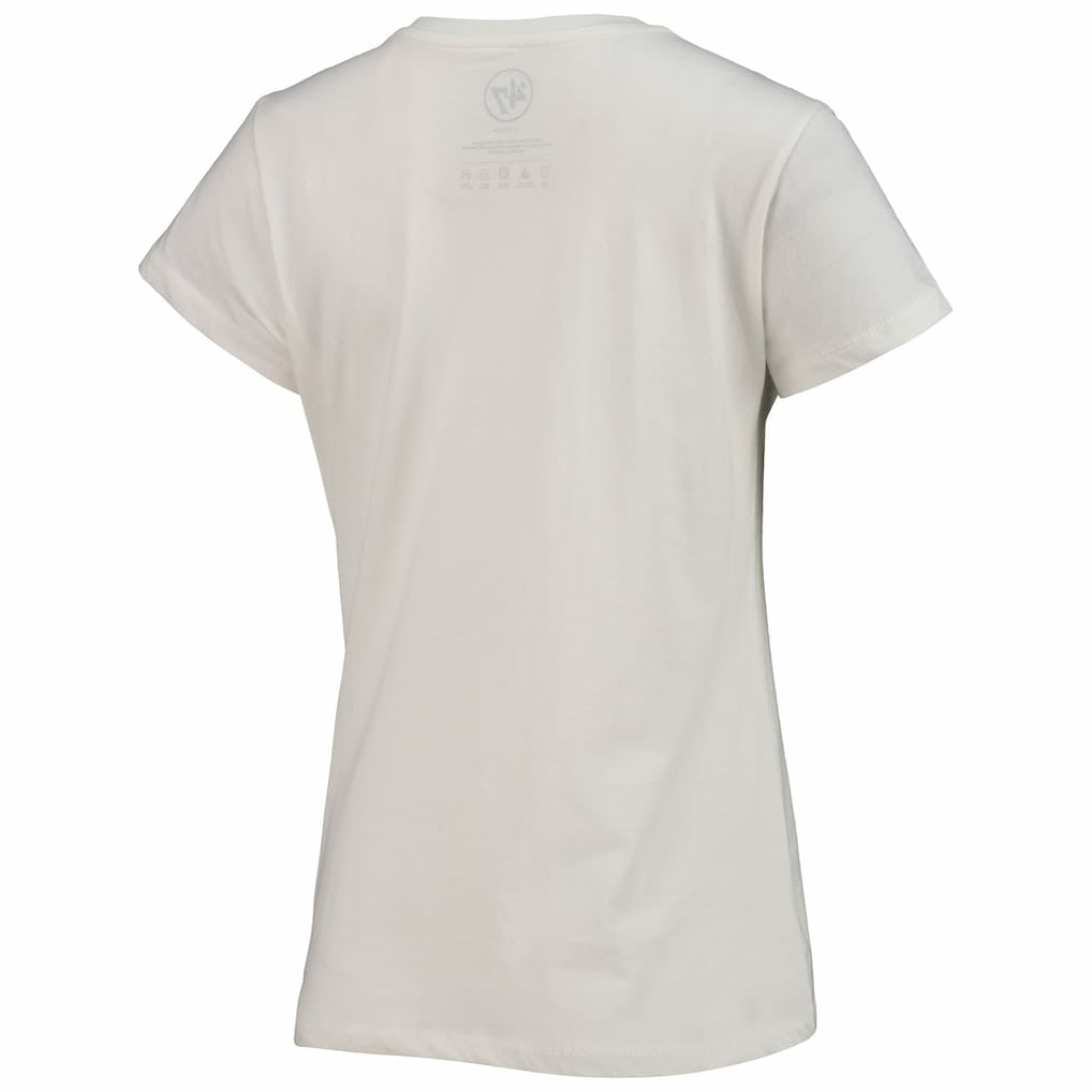 47 brand Washington Commanders '47 Women's Imprint Ultra Rival V-Neck T-Shirt White